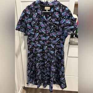 Lindy Bop Cheshire Cat Shirt Dress US16/UK20